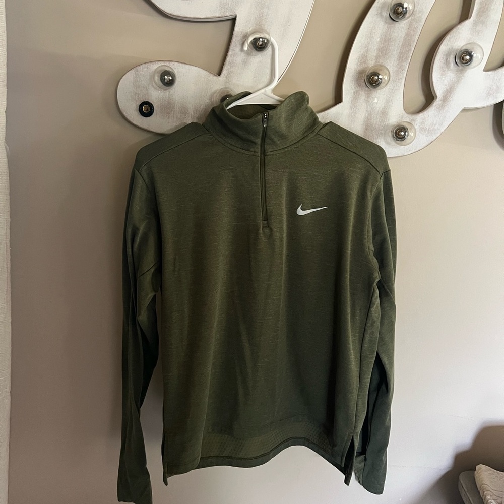 Green Nike Half-Zip